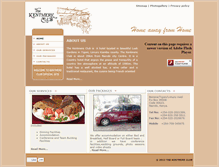 Tablet Screenshot of kentmereclub.com